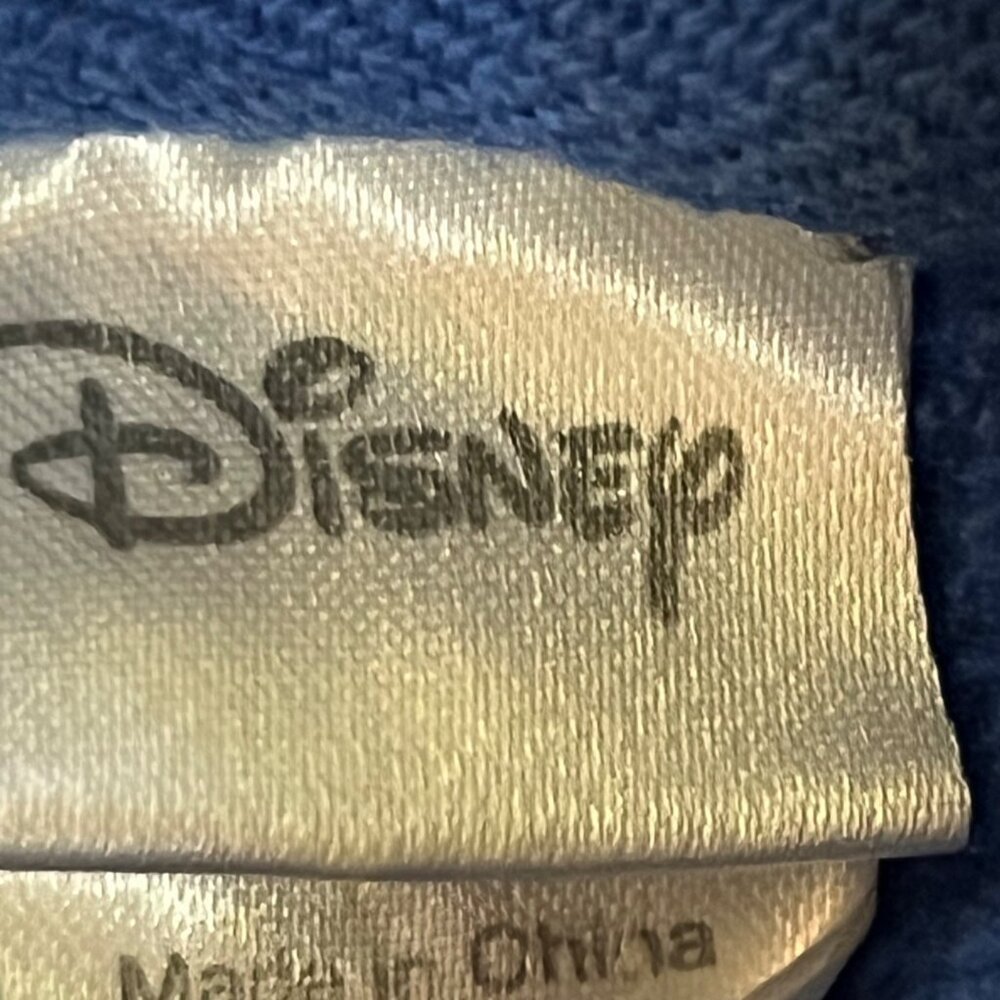 Disney Youth L? Sweatshirt Mickey Minnie Goofy Donald Blue Used - Picture 8 of 16